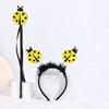 Lady Bugs Costume Accessories,Lady Bugs Costume Lady Bugs Glasses Lady Bugs Headband Fairys Wand for Halloween Dress up Cosplay