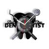Equipamento Odontológico Consultório Odontológico Placa de Parede Dentes Relógio Decorativo Ortodontista Disco de Vinil Relógio de Parede Presente de Apreciação para Enfermeiros