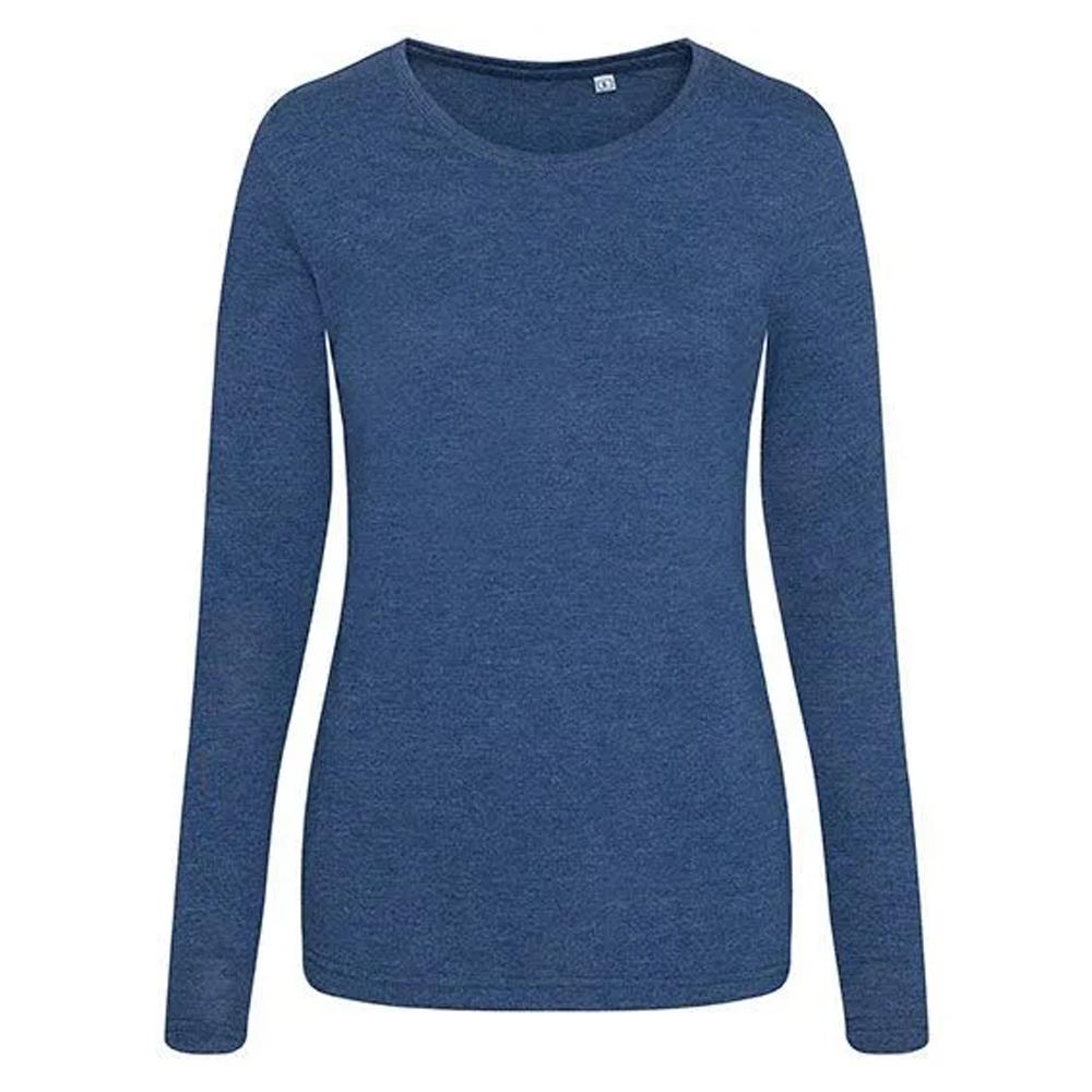 Awdis Womens/Ladies Triblend Long-Sleeved T-Shirt