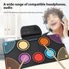 Electronic Drum Set with Speaker Hand Roll Drum Set 9 Pads Supports Various Audio Input 7 Drum