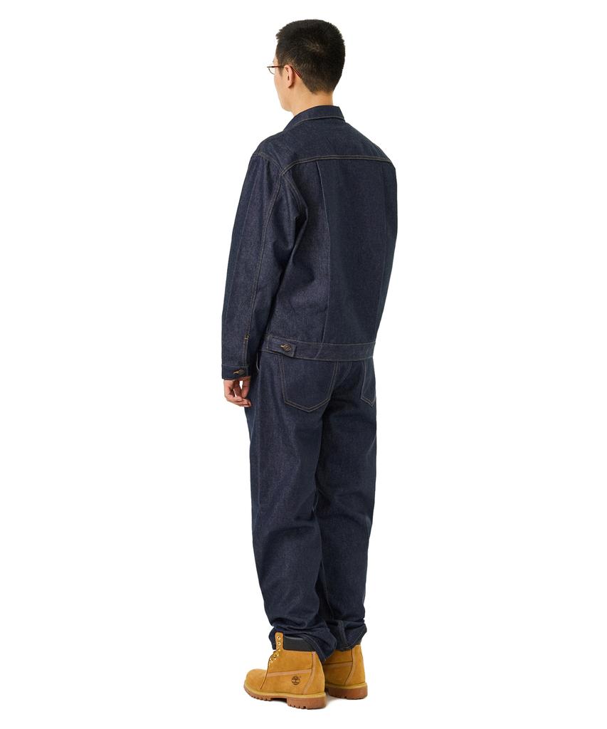 Laugher [Nicht verblassend] Cowboy-Denimjacke - Tiefblau