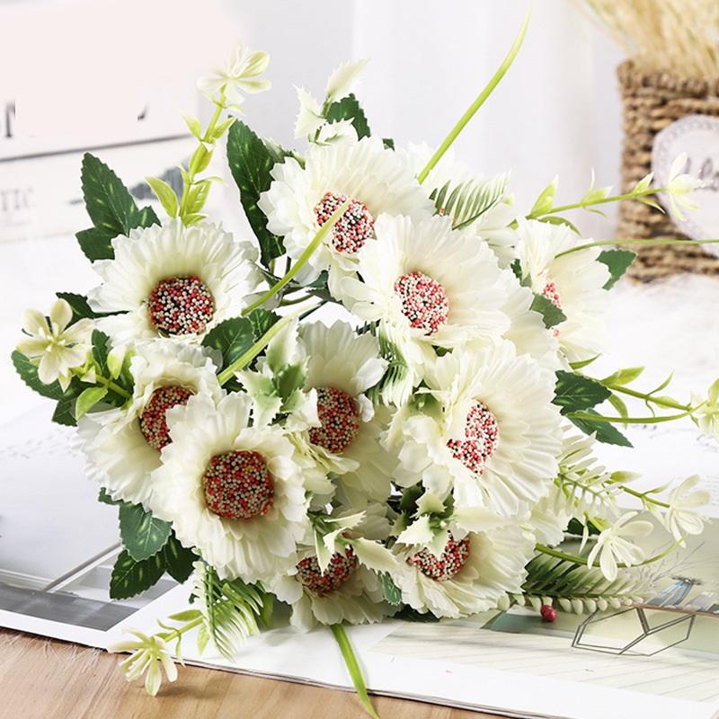 7 Künstliche Gänseblümchen Anti-UV Chrysantheme Simulation Gerbera für Hofdekoration und Zuhause Kunstblumen günstig kaufen — Preis, kostenloser Versand, echte Bewertungen mit Fotos — Joom