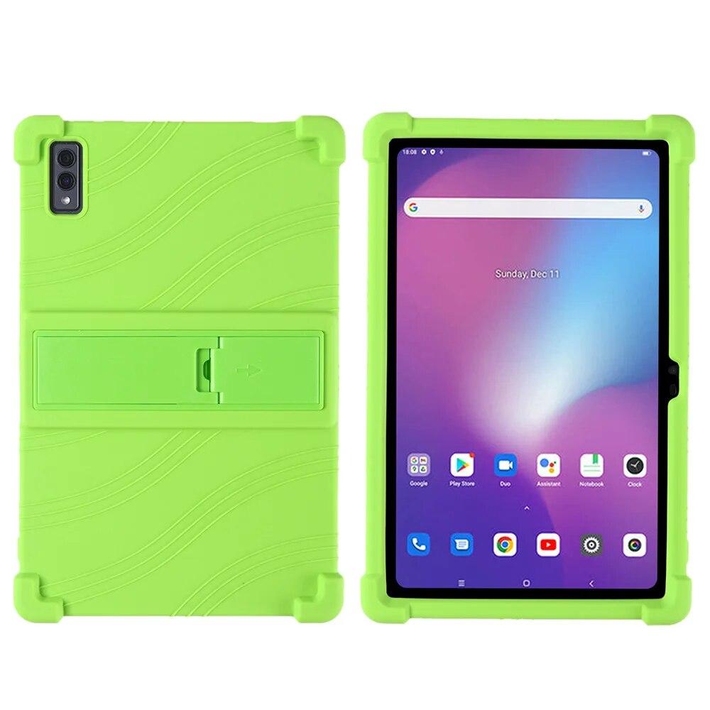 

Дитячий чохол для Blackview Tab11 SE 10,36 дюймів Tab Soft Silicon Full Body Protect Cases for Blackview Tab 11 SE Tablet Stand Cover Blackview Tab11 SE зелений