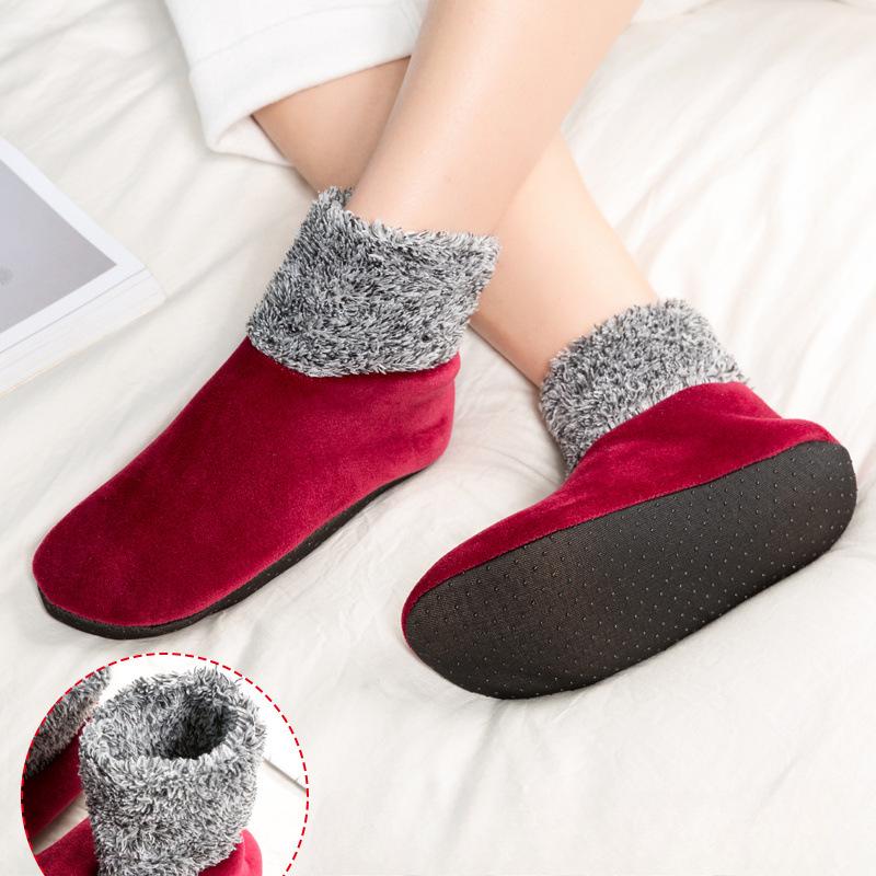 Winter Floor Socks Home Warm Women Men Socks Snow Socks Sleep Carpet Socks Men Non-slip Slippers Socks