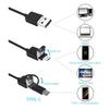 USB Phone Inspection Camera Portable Camera Borescope Lightweight Inspection Camera Plastic for Various Applications