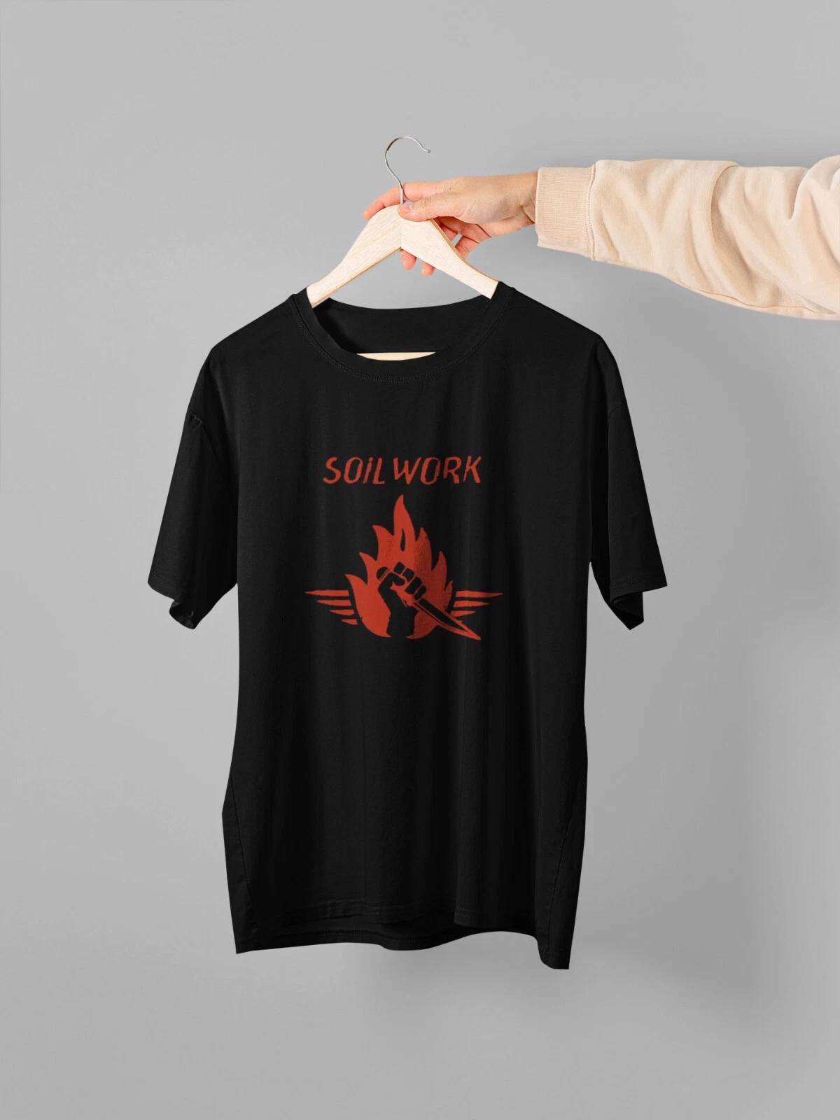 Soilwork Stabbing The Drama In Flames Raunchy Shirt M