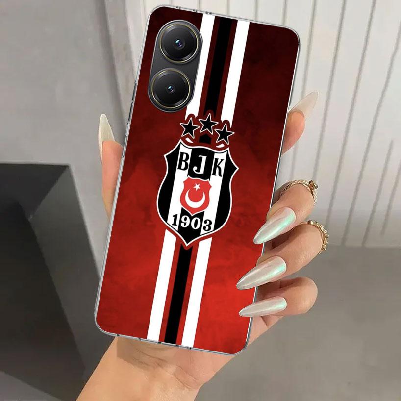B-Besiktas B-BJK Phone Case for Xiaomi Poco X5 X6 X7 Pro F7 Ultra M7 Redmi 15 15C 13 13C 12 12C 10 10A 10C 9 9A 9C 9T Shell Poco