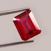 AAA 12x6 MM Flawless Blood Red Ruby Emerald Cut Loose Gemstone Mozambique