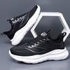 Mens Running Shoes Summer Outdoor Mesh Breathe Flat Sneakers Lightweight Wear-resistant Comfortable Casual Tennis Shoes for Man