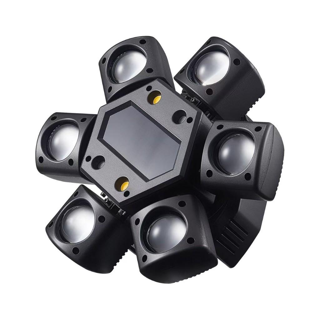 New Mini Six-Arm Disco Party DJ Laser KTV Atmosphere Light Remote Control Colorful Stage Effect Light