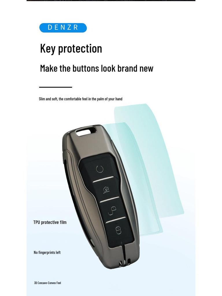 Denza X 2020 PHEV/EV Key Case Classic Flagship Shell & Custom Modification Cover