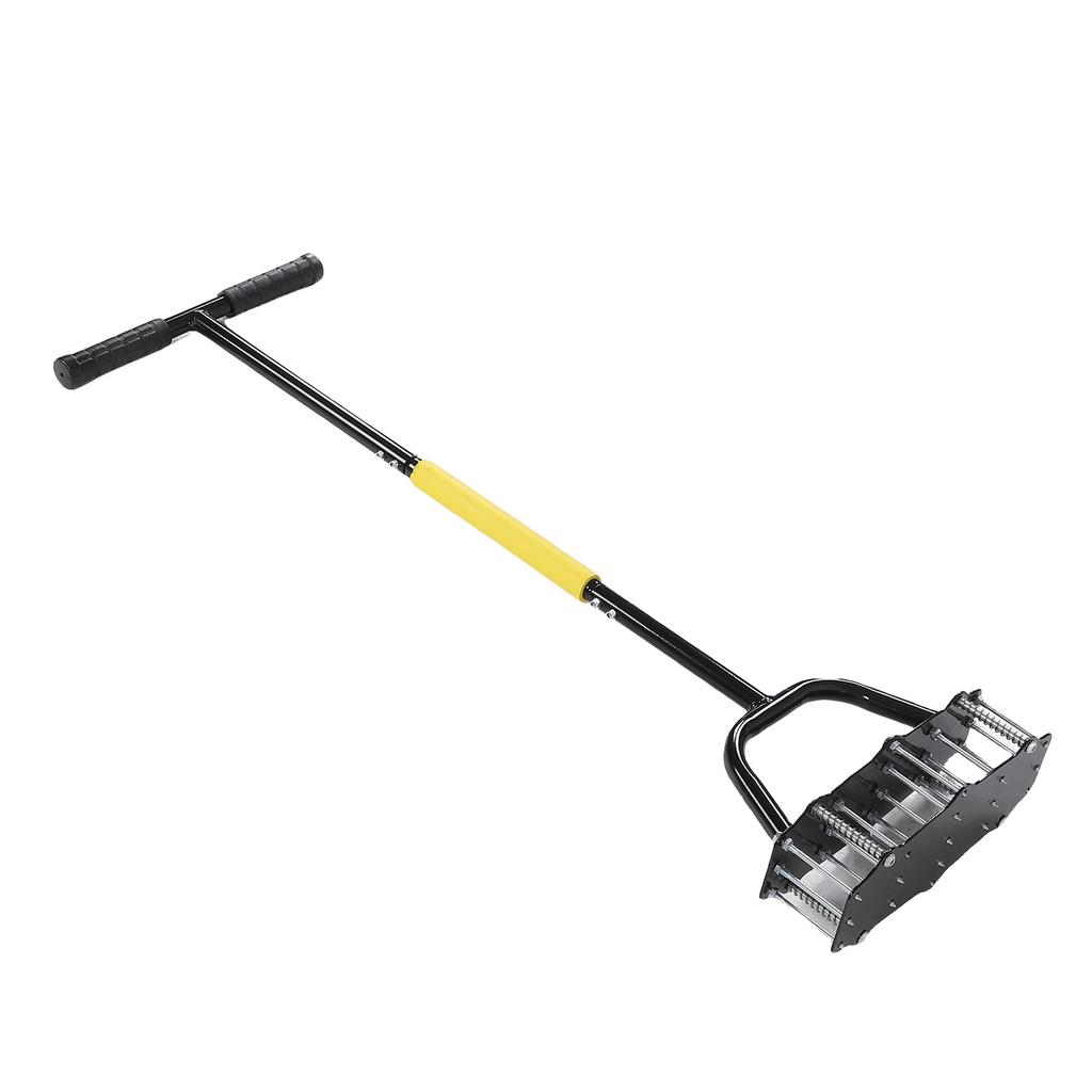 Spring Lawn Aerator Spike Tool Carbon Steel 17 Spikes Grass Aerator Tool for Garden