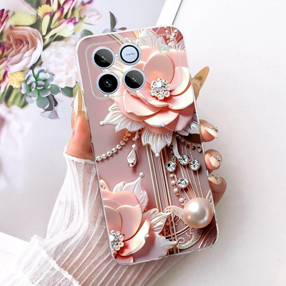 Flower Butterfly Luxury Girly Fashion Casing For Honor Win 5G AAP-AN00 Phone Case Soft Slim Clear Silicone TPU Back Cover