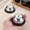Vintage Metal Service Bell Counter Desk Bell For Restaurant, Hotel, Game Show, Coffee Shop Multifunctional Portable Hand Bell
