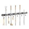 Space Aluminum Suction Cup Mop Clamp Reusable Mop Clip Rack Broom Mop Holder  Bathroom