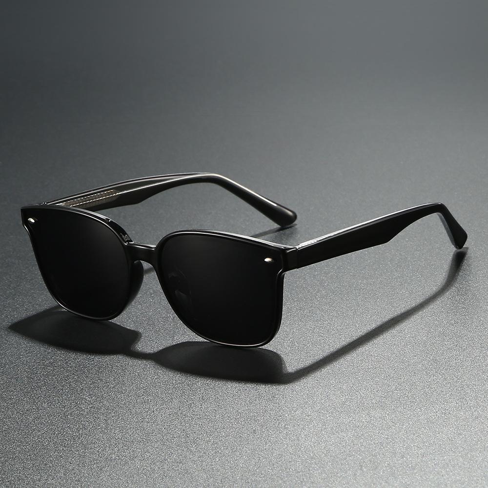 Retro Square Polarized Sunglasses Men Unisex Brand Designer Stainless Steel Core for Driving Fishing Sun Shades