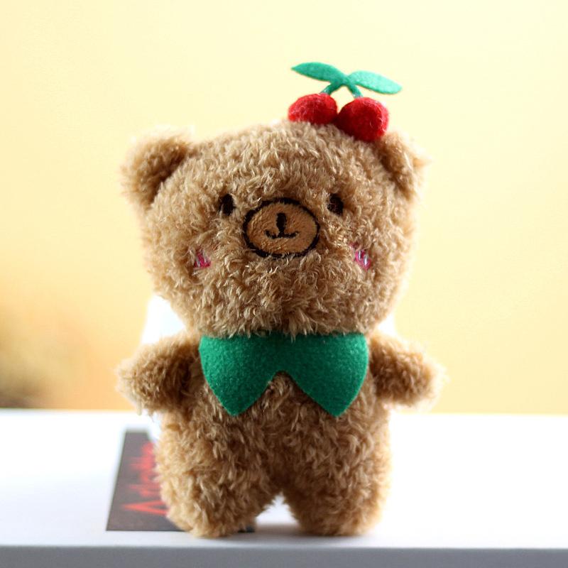 1Pcs Cute Little Bear Little Rabbit Plush Toy Cartoon Keychain Decorative Bag Pendant Children'S Gift