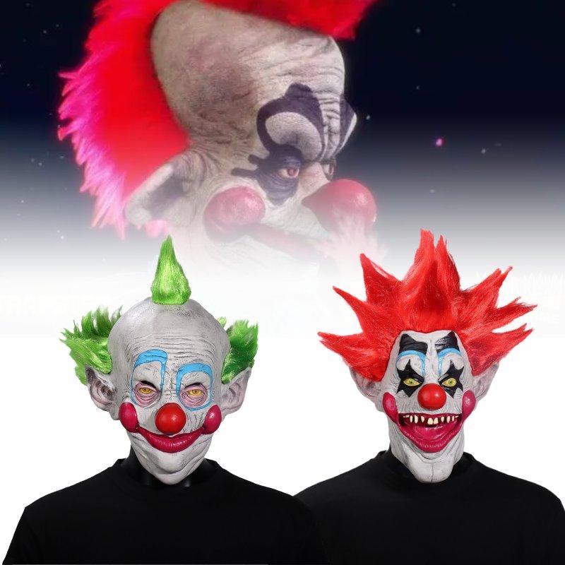 Killer From Klowns Outer Space Character Mask Halloween Headwear Cosplay Props