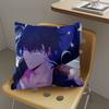 Oreiller Anime Solo Leveling Oreiller Anime Housse de Coussin de Tête de Canapé Lit Housse de Coussin 45x45 cm Mode