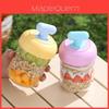 Portable Overnight Oatmeal Cup With Seal And Spoon For Breakfast And Kids