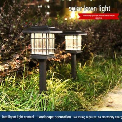 Waterproof Outdoor Solar Lawn Night Lights for Courtyard, Garden, and Street Decoration