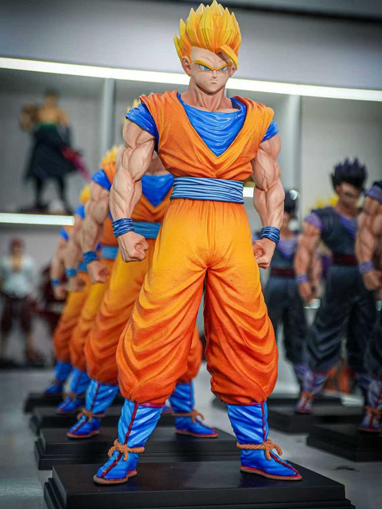 JT Studio31cm/12.2inch Dragon Ball Gohan Anime Figure Super Saiyan 2 Son Gohan Figurine Action Figure Pvc Model Statue Toy Gift