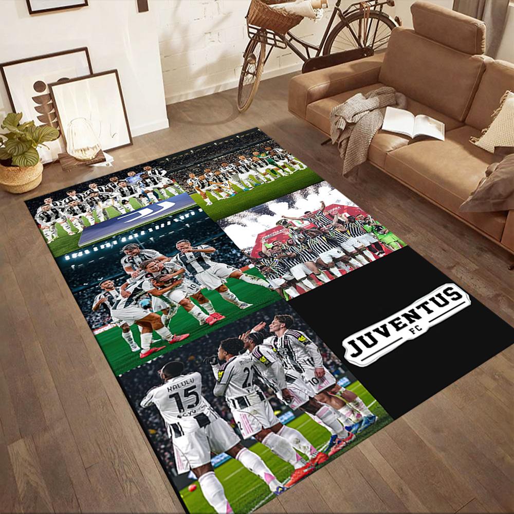 Juventus Floor Rug Office Rug Suitable For Playrooms Game Room Balcony Hallway Antislip Carpet Office Home Decor Best For Christmas