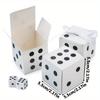 25pcs Dice-shaped Gift Boxes with Ribbon Paper Gift Packaging Box for Party Decoration Storage Box DIY Small Gift Boxes Wedding Bridesmaid