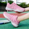 Absorção de choque do casal anti-skid resistente ao desgaste moda ao ar livre sapatos de badminton sapatos de vôlei treinamento sapatos esportivos
