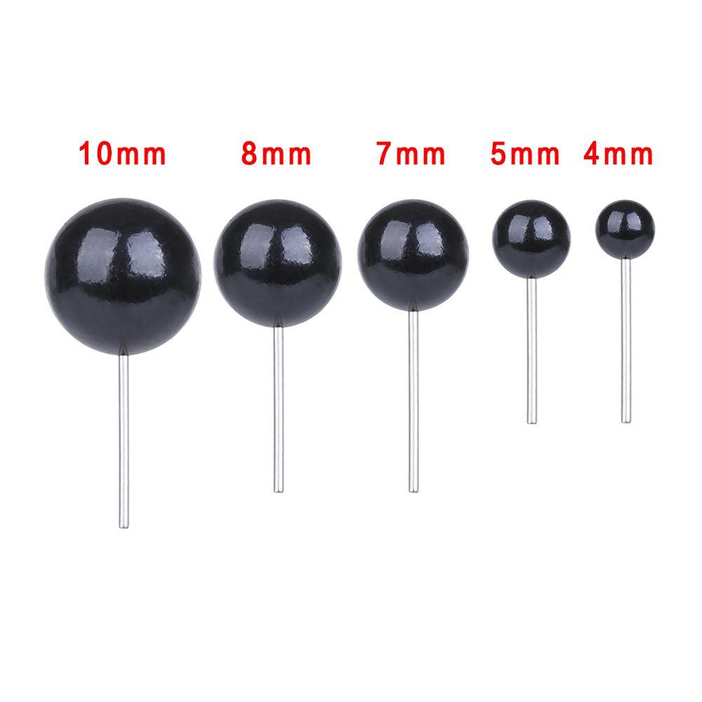 100Pcs 4/5/7/8/10Mm Black Glass Eyes Needle Felting For Animals Puppets Bears Dolls Plush Toy Eyes Diy Crafts Dolls Accessories