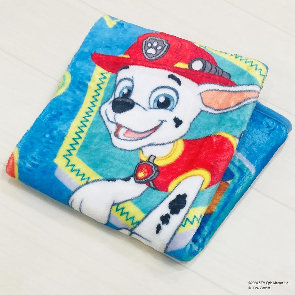MORIPiLO Paw Patrol Lap Blanket Soft Summer Winter Air Conditioning Character by Morishita Pillows (Chase & Rubble, Flannel) Cute, Warm, & Blanket,