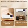 Wall Heater Electric Space Heater Quick Heating Remote Control Household Heater for Bedroom Garage Office Household