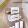 Wall Mounted Storage Box Bathroom Cosmetic Cotton Swabs Jewelry Storage Box Home Office Sundries Clips Hairpin Drawer Storage