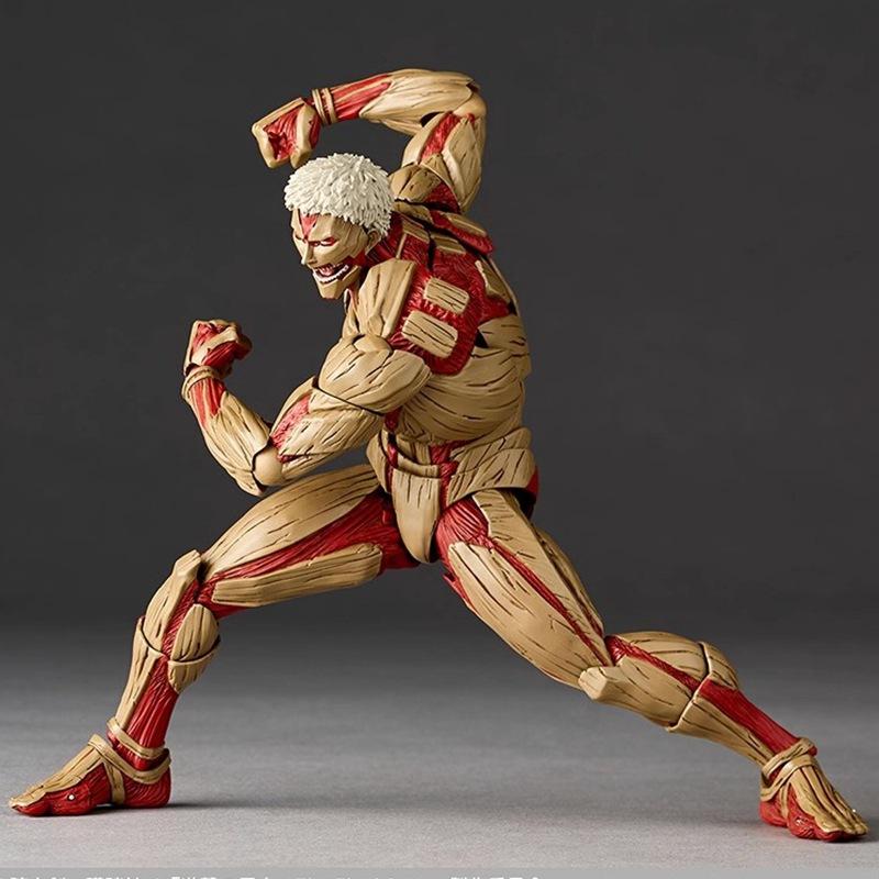Attack On Titan Reiner Braun Amazing Yamaguchi Revoltech Titano Corazzato Reiner Braun Action Figures Modello Giocattolo