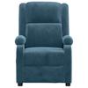Massage Chair Blue Velvet
