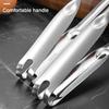 Stainless Steel Food Tongs for Buffet BBQ Long Handle Non-Slip Food Clips Rust-Proof Dishwasher Safe Kitchen Utensils for Seafood Bread Vegetables