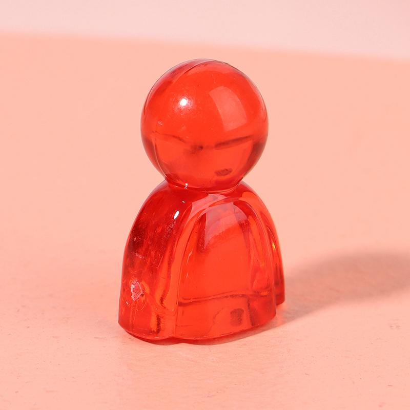 20 Stücke 24*16*12mm Spiele Marker Acryl Interagieren Spiel Bunte Humanoiden Schachfiguren Für Brettspiel Karte Zubehör