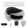 Washable U-Shaped Memory Foam Neck Pillow with Slow-Rebound Support for Office Naps
