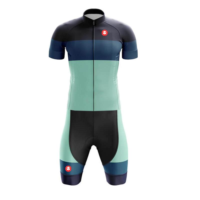 Triathlon Skinsuit Herre Cykeltøj Sommer Åndbar Cykeldragt Sæt 2026