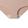 Women Solid Color Comfortable Antibacterial Briefs