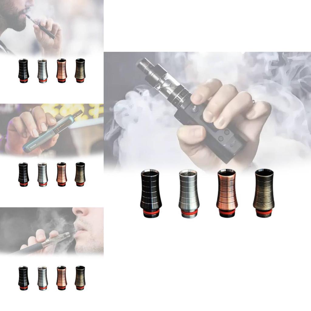 Stainless Steel Drip Tip With Resin Honeycomb Style For Enthusiasts