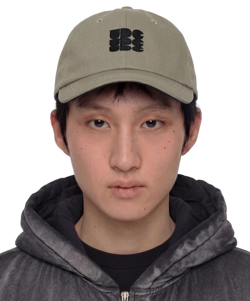 Eondeokeonteulol Cotton Logo Ball Cap Fat Udc / Classic B B / Sahara