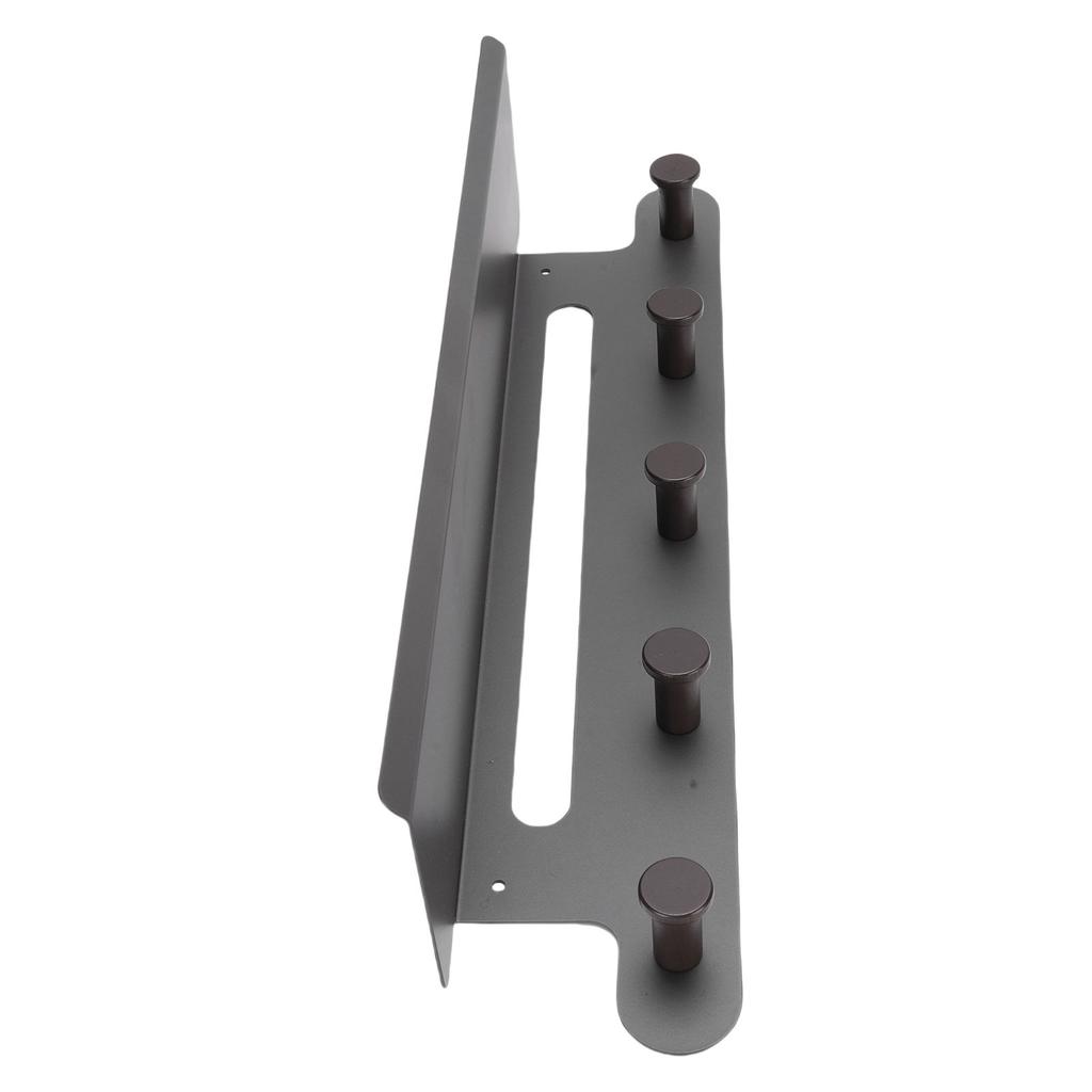Wall Mount Clothing Rack with Board Hanging Storage Shelf Coat   for Home Entryway Bedroom Bathroom