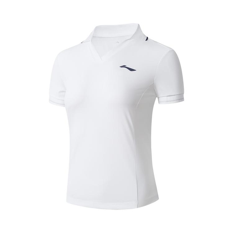 Женская футболка-поло с вышивкой логотипа серии Li Ning Tennis tops APLW076-1 S