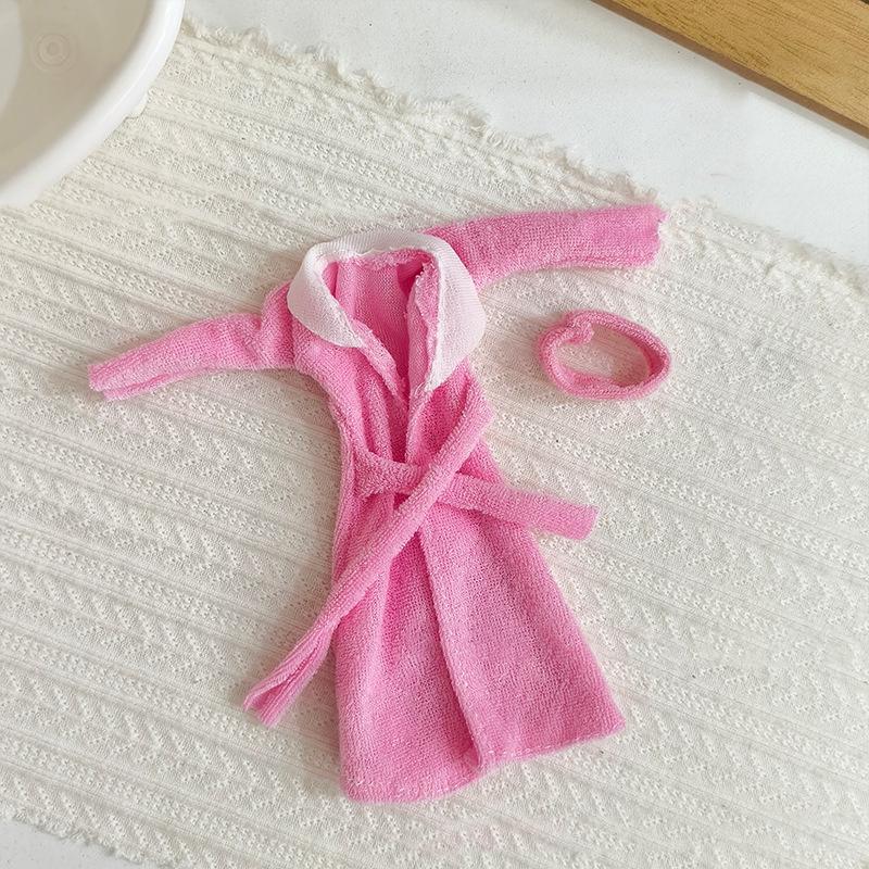 

Doll Clothes Dress Up Princess Plush Bathrobe Sexy Night-Robe Skirt For 30Cm Doll&1/6 Bjd Doll Clothing Accessories Girl Plaything No dolls
