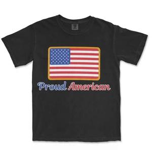 Proud American Shirt USA Flag Shirt 4th Of July Graphic American Patriotic Shirt