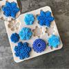 Weihnachten Schneeflocke Schokolade Keks DIY Fondant Kuchen Backen Silikonform Werkzeug