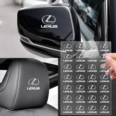 Car Steering Wheel Badge Stickers Car Door Handle Label Decal For FSPORT LBX NX RX 350h 450h ES UX 300e GS GX IS LS