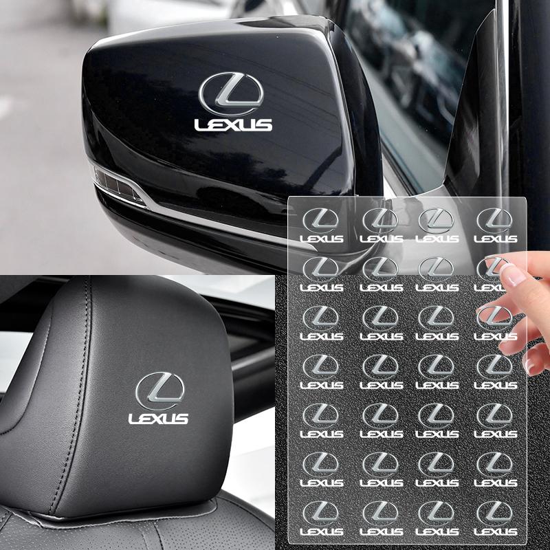 Car Emblem Logo Decorative Stickers Badge Decal Interior Styling for Lexus ES300 RX330 RX300 GS300 IS250 IS200 CT200h NX RX AEL1