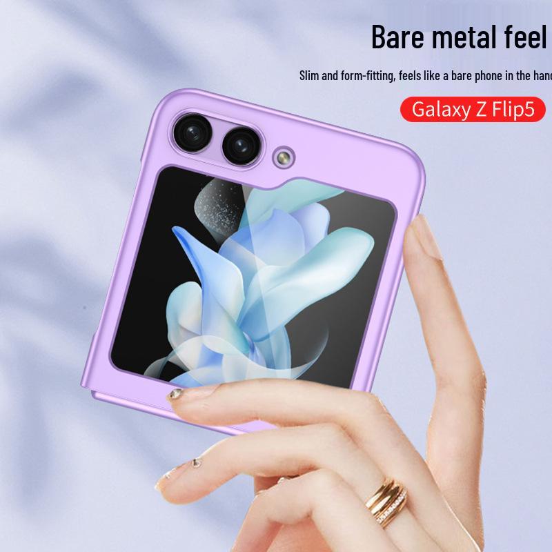 Ultra-thin Frosted Solid Color Phone Case for Samsung Z Flip 5